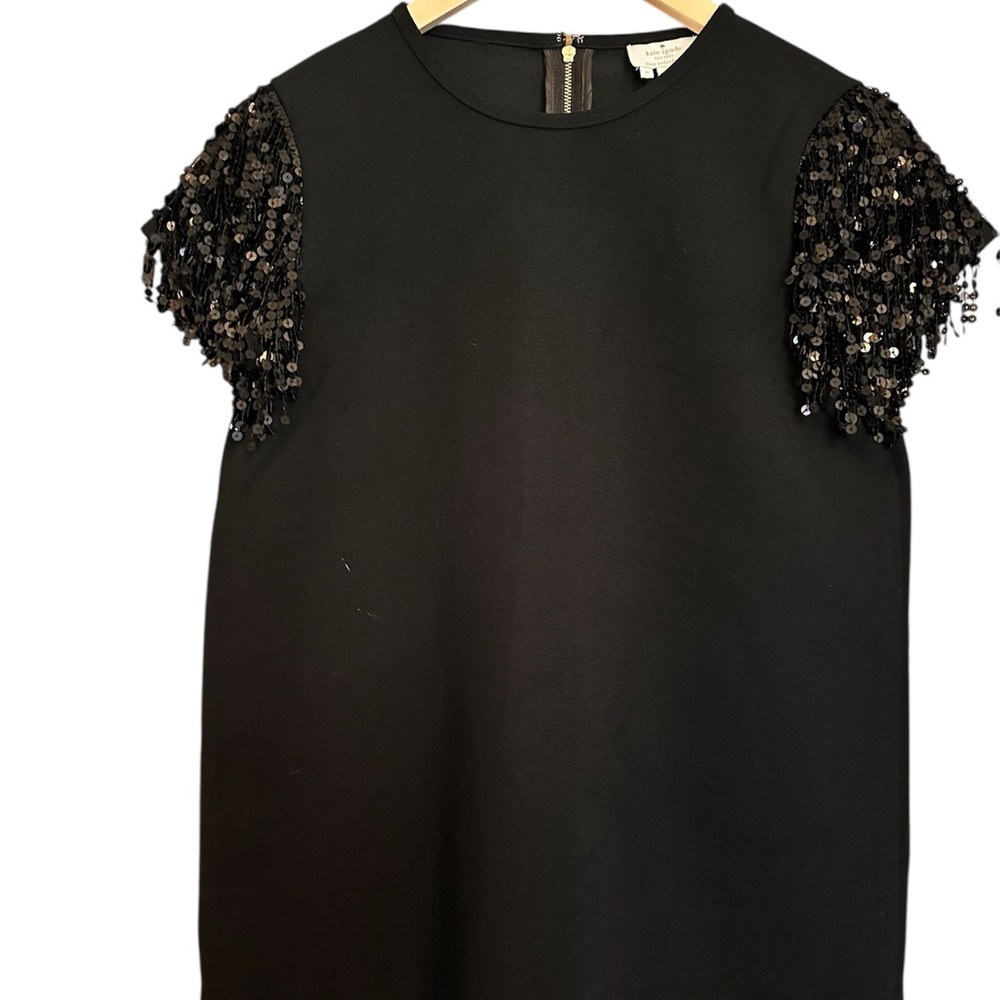 Kate Spade Black Zippered top